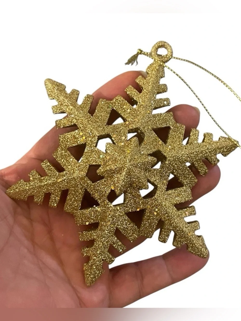Vintage Christmas Ornaments Big Lot of 75 Sparkling Glitter Finish